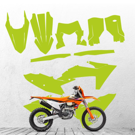 KTM SX SXF XC-F MX All Models 2023 2024 motocross templates 1:1 pdf