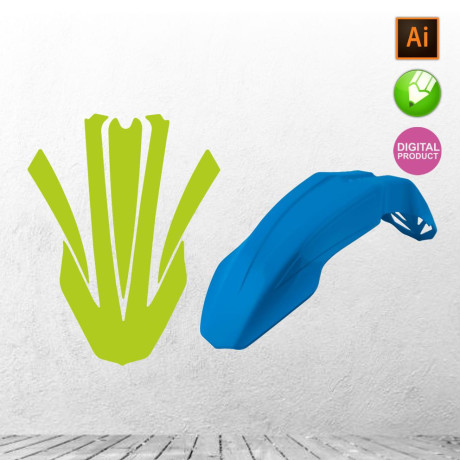 TM front fender Supermotard TEMPLATE 1:1 pdf