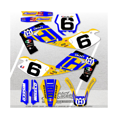 HUSQVARNA 250 CR 2002 tvarové šablony s grafikou Steve Lawson 1:1 pdf