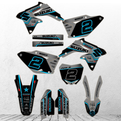 SUZUKI RMZ RM-Z 250 2010-2018 custom stickers set