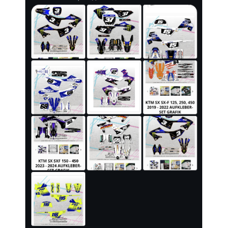 17 sad grafik a tvarových šablon pro mxcustomworks se slevou