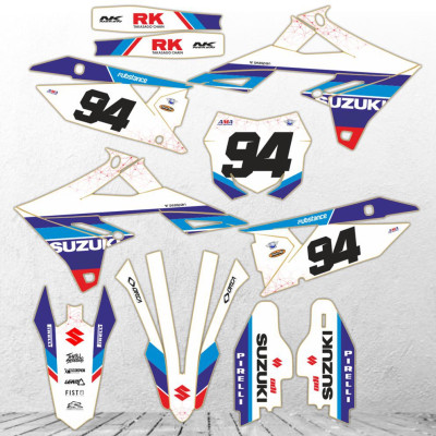 SUZUKI RMZ RM-Z 450 2018-2026 RM-Z 250 2019-2026 vlastní sada samolep