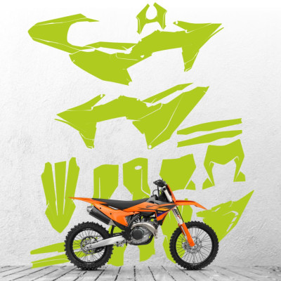 KTM SX SXF 2025-2026 XC EXC SMR 2026 Vector Graphics MX Template 1:1