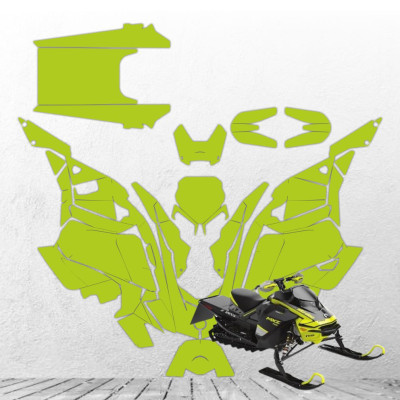Ski Doo G4 MXZ 600RS 2019-2020  Vector Graphics MX Template 1:1