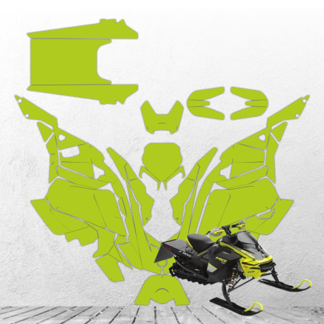 Ski Doo G4 MXZ 600RS 2019-2020  Vector Graphics MX Template 1:1