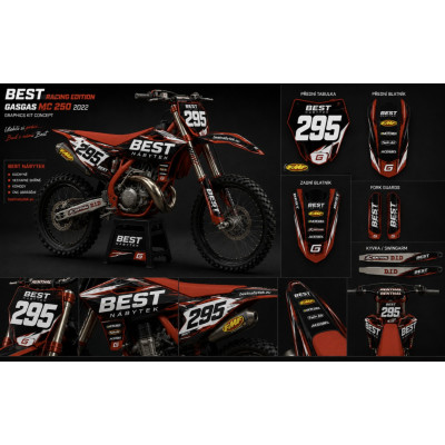 GASGAS MC EC 2021-2023 Enduro custom stickers kit
