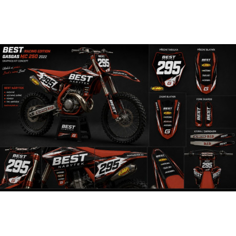 GASGAS MC EC 2021-2023 Enduro custom stickers kit