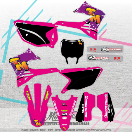 TM MX 125 144 250 2022 2023 2024 2025 - kompletní sada samolep pro 2T