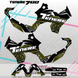 Yamaha Tenere 700 sada samolep x25