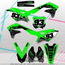 Kawasaki KXF KX450F 2016-2018 stickers kit graphic