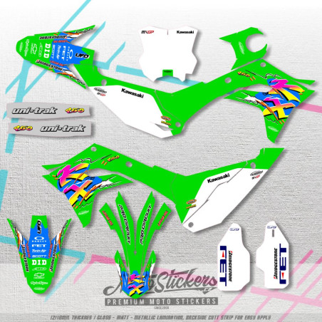 KAWASAKI KX KXF KX-F 250 2025 & 450 2024-2025 stickers kit graphic