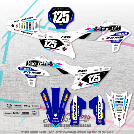 YAMAHA YZF 250 2024-2025 & 450 2023-2025 sticker set