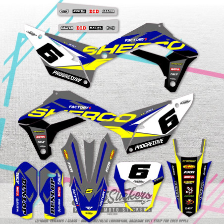 SHERCO SE & SEF 2024 sada samolep 2