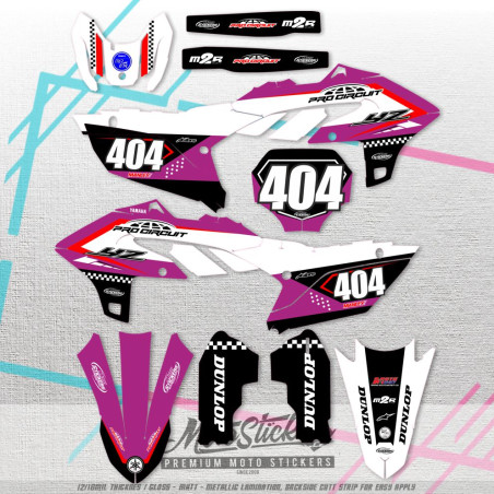 YAMAHA YZF 250 2024-2025 & 450 2023-2025 sada samolep