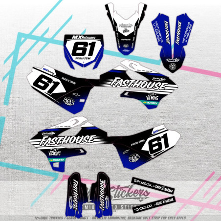 YAMAHA YZ 85 2022-2025 sada samolep