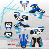 TM MX 250 300 450 530 2022 2023 2024 2025 - kompletní sada samolep pro 4T (2 výfuky)