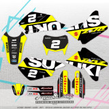 Suzuki DRZ 400 vlastní sada samolep 3