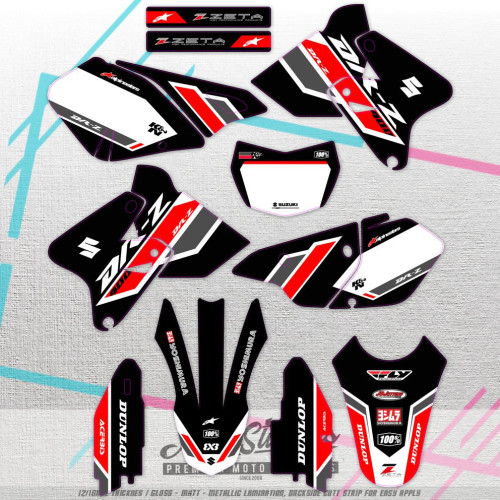 Suzuki DRZ 400 vlastní sada samolep 5