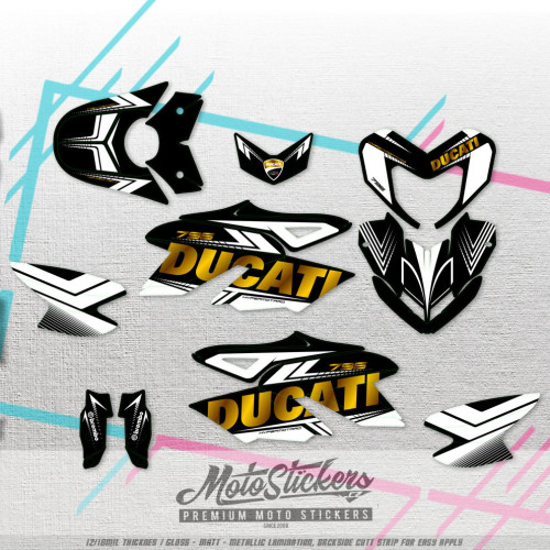 Ducati Hypermotard 796 stickers set 1