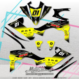 Yamaha YFZ 450R 2014- sticker set pattern x7