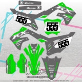 Kawasaki KXF KX450F 2019-2023 KX250F 2021-2024 stickers kit graphic