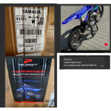 Yamaha yz125 2007 restyle plasty + holografická speciální tisk