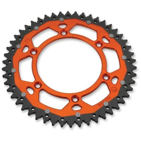 rozeta pasuje na KTM 50z alu/ocel oranž/černá