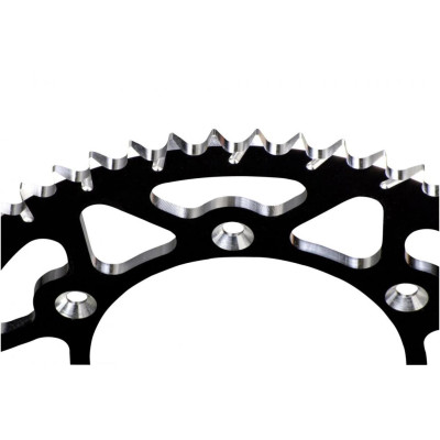 rozeta pasuje na KX125-250 83- /KXF 53 zubů ALU (Dural) černá