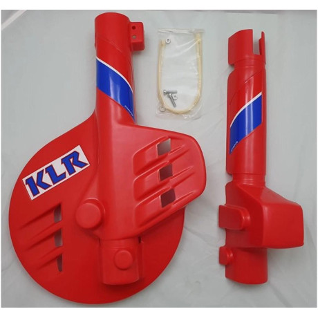 Kryt předního kotouče VINTAGE pasuje na KLR600 80 červená