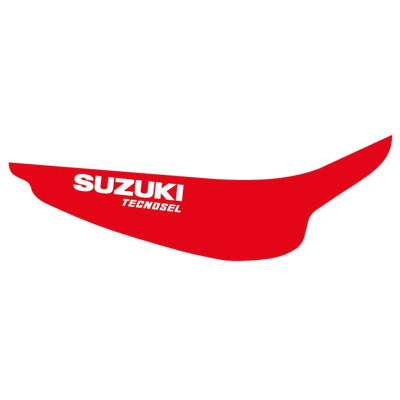 potah sedla RM 99-00  Team Suzuki 99 červená/černá