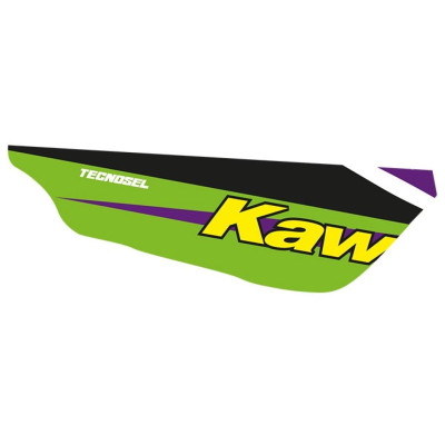 potah sedla KX 94-98 Team Kawasaki 98 zelená/černá