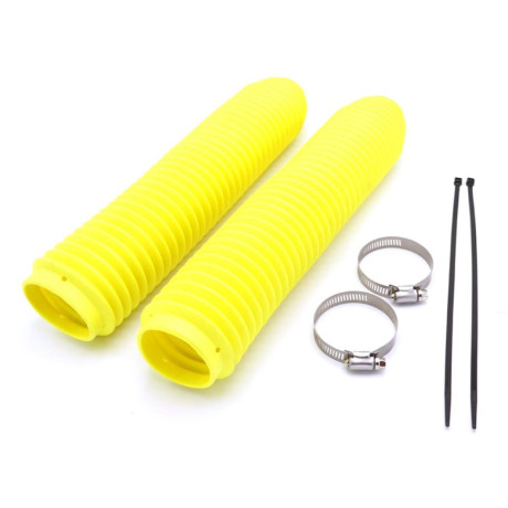 chrániče vidlic/harmoniky/ 370mm 41-43mm vidlice žluté