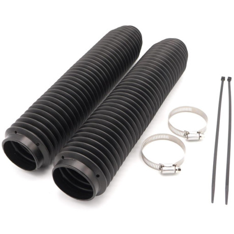 chrániče vidlic/harmoniky/ 370mm 41-43mm vidlice černé