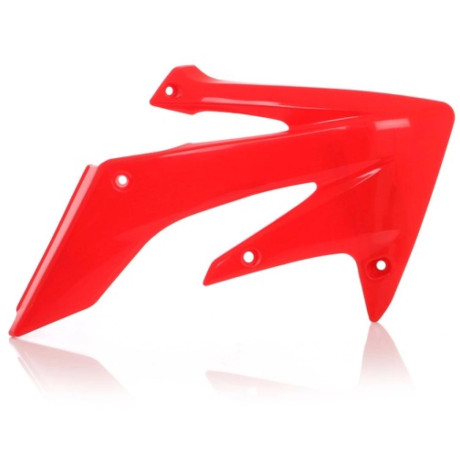 spoilery CRF 250 X 04/18,CRF250R 04/09 červená