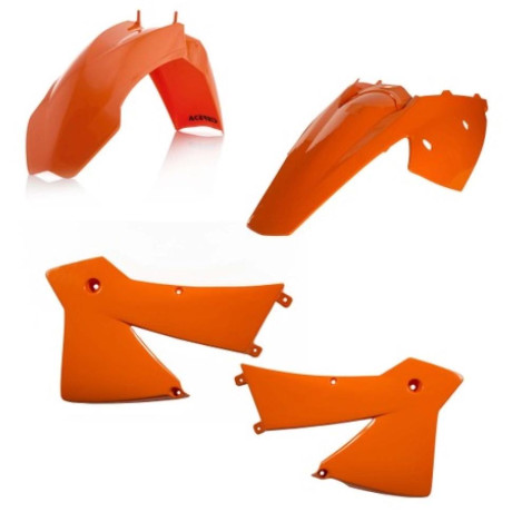 ACERBIS plastový kit KTM EXC/EXC-F 04 oranž