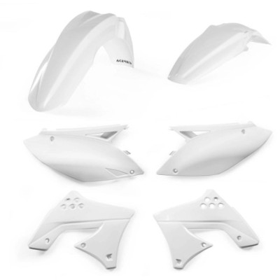 Acerbis plastový kit KXF 250 09/12 bílá