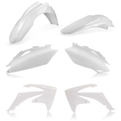 plastový kit CRF250R 10,CRF450R 09/10 bílá