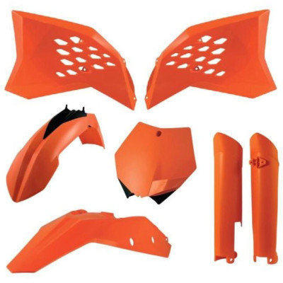 ACERBIS plastový full kit KTM SX-F 07-10 oranž