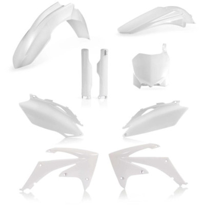 Acerbis plastový full kit CRF250 10, CRF 450 09/10 bílá