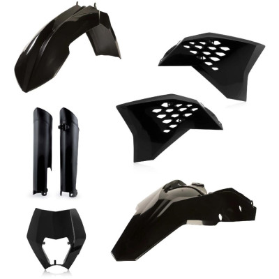 ACERBIS plastový full kit KTM EXC/EXCF 08/11 černá