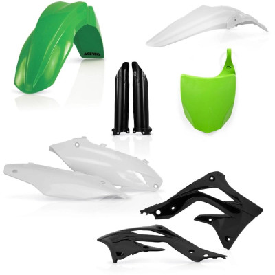 Acerbis plastový full kit KXF 450 2012 černá/zelená