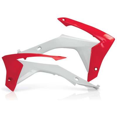 spoilery CRF 250R 14/17, CRF 450R/CRE 450F 13/16 červená/bílá