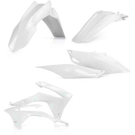 plastový kit  CRF250R 14/17,CRF 450R 13/16 bílá