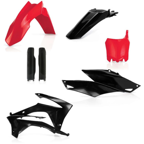 Acerbis plastový full kit CRF 250 14/17,CRF 450 13/16 černá/červená
