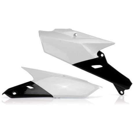 Acerbis podsedlovky YZF 250 14/18,YZF450 14/17,WRF 250/450 15/18 bílá/černá