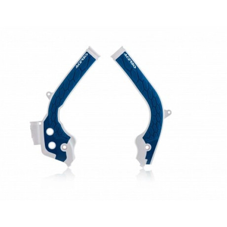 kryt(chránič) rámu KTM / HUSQVARNA bílá/modrá