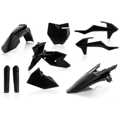 ACERBIS plastový full kit KTM SX/SXF/16-18 kromě SX250/16 černá