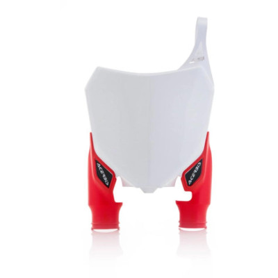 ACERBIS číslová tabulka Raptor CRF 450/13-16  CRF 250/14-17 bílá/červená