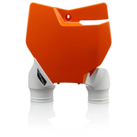 ACERBIS číslová tabulka Raptor KTM oranž/bílá