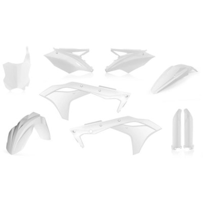 Acerbis plastový full kit KXF 250/17 bílá